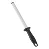 8 Inch Electroplated Knife Sharpener Rod Comfort Grip Handle High Uniformity with Bread Fruit Planer Chisel Scissor Sharpening, Elegant Design for Kitchen view 3
