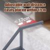 HomeLoft Basics Telescopic Clothes Drying Rack for Balcony Railings Windowsill Wall Mounted Retractable Detachable Clothes Hanger for Laundry Room Organization and Storage, 80cm/31.5in, Black view 4