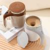 BestAlice Self Stirring Mug, Automatic Magnetic Electric Coffee Mug, Cute Mixing Cup Tasse, To Stir Office/Kitchen/Travel/Home Coffee/Tea/Hot Chocolate/Milk(Coffee) view 2