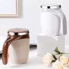 BestAlice Self Stirring Mug, Automatic Magnetic Electric Coffee Mug, Cute Mixing Cup Tasse, To Stir Office/Kitchen/Travel/Home Coffee/Tea/Hot Chocolate/Milk(Coffee) view 3