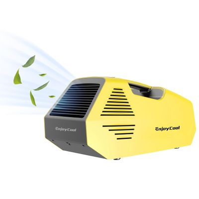 Portable Air Conditioner Tent Air Conditioner Camping Air Conditioner Fast Cooling Portable Air Conditioner Camping Portable Ac for Camping Portable Ac for Truck Outdoor/Rvs/Fishing Or Pet yellow