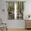 HDESDIS Mallard Duck Blackout Curtains for Bedroom Living Room, Country Field Pond Wild Animal Thermal Insulated Curtains Window Drapes with Grommet, 2 Panels, Each 21" W x 45" L view 4