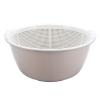 Fruit Colander with Handle, Strainers and Colanders Double Layer Strainer Bowl Plastic Fruit Basket Kitchen Colander Strainer Bowl for Pasta Spaghetti Berry Veggies Fruits Noodles Salads view 1