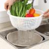 Fruit Colander with Handle, Strainers and Colanders Double Layer Strainer Bowl Plastic Fruit Basket Kitchen Colander Strainer Bowl for Pasta Spaghetti Berry Veggies Fruits Noodles Salads view 4
