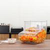 Restaurantware Plastic Bin 1 Case 5.2 Gal Shatterproof Clear Plastic Food Storage ContainerTopping Bin With Scoop Transparent Polycarbonate High-Capacity Commercial Kitchen Use view 4