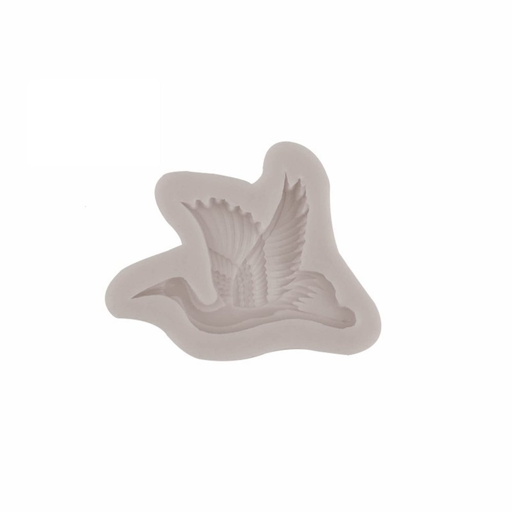 YOGOTEU White Crane- Animal Silicone Mold Fondant Chocolate Clay Resin Model Cake Decorating Tool Baking Accessories Animal Chocolate Fondant Molds, Grey, Style3