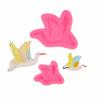 YOGOTEU White Crane- Animal Silicone Mold Fondant Chocolate Clay Resin Model Cake Decorating Tool Baking Accessories Animal Chocolate Fondant Molds, Grey, Style3 view 3