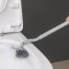 Curved Toilet Bowl Brush, S Shaped Toilet Brush with Hanging Hole Space Saving Toilet Multifunctional Scrub Brush Toilet Cleaning Brushes for Bathroom Household(Gray) view 3