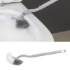 Curved Toilet Bowl Brush, S Shaped Toilet Brush with Hanging Hole Space Saving Toilet Multifunctional Scrub Brush Toilet Cleaning Brushes for Bathroom Household(Gray) view 4
