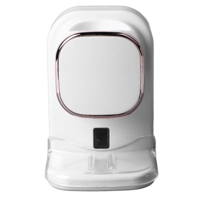 Toothpaste Dispenser, USB Powered Wall Mount Adjustable Automatic Toothpaste Dispenser Electric Toothpaste Dispenser with Responsive Sensor for Bathroom (White)
