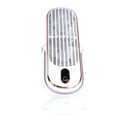 Heayzoki Tower Fan, Table Fan with 5 Speeds, Ultra Quiet Operation, Brushless Motor Tower Fan for Home Office Car (White)