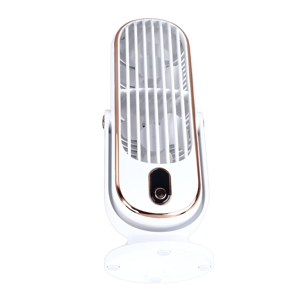 Heayzoki Tower Fan, Table Fan with 5 Speeds, Ultra Quiet Operation, Brushless Motor Tower Fan for Home Office Car (White)