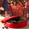 KJAOYU Durably Oxford Cloth Wreath Storage Bag - Festive Red Organizer for Christmas Decor view 3