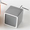 GLigeT Hand Soap Dispenser 250ml Small Ceramics Soap Dispenser Liquid Hand Soap Dispenser Square Ceramics Soap Dispenser Smooth for Bathroom, Kitchen, Commercia Soap Dispensor(Color:Gris) view 4