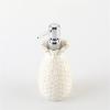 GLigeT Hand Soap Dispenser White Lotion Dispenser Bottle Ceramic Bathroom Liquid Soap Pump Bottle 400ml Soap Dispenser for Kitchen, Bathroom and Countertop Soap Dispensor view 3