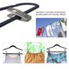 ICSTM Plastic Hanger Clips, 20 Pack Plastic Clips for Hangers, Slim-line Finger Clips Set Clothes Hanger (20, Grey) view 2