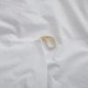 100% Washed Cotton Duvet Cover Set, Linen Like Natural Bedding Set with Zipper Closure (No Comforter), 104x98 Inches, Cal King, White view 4
