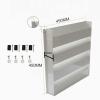 Air Conditioner Air Deflector - Galvanized Steel Grilles Protection Fence Screen for Outside Units, Anti-Direct Blowing Baffle Wind Guide Cover, Waterproof Defender - Heavy Duty Air Vent Outlet Cover view 2