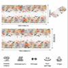 EwdeWwo Spring Floral Microfiber Beach Towel, Flowers Bird Watercolor Style 31" x 63" Bath Towel Quick Dry Sand Free Travel Pool Towels for Beach Chair, Sun-Bath, Camping, Vacation view 4