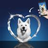 3D Crystal Photo Birthday Gifts for Dad, Personalized Gifts for Fathers Day With Your Picture, Custom Heart Engraved Crystal, 3D Laser Etched Pictures for Wedding, Engagements, Memorial, Anniversary view 2