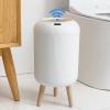 URALFA 3 Gallon White and 2.8 Gallon White Motion Sensor Trash Can view 2