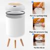 URALFA 3 Gallon White and 2.8 Gallon White Motion Sensor Trash Can view 4
