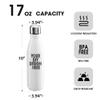 SMLIXE Personalized Custom Water Bottles Print in USA 17oz 60 Pcs Stainless Steel Double Wall Insulated Leakproof Cups With Colorful Text Logo for Sports Outdoors view 2