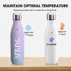 SMLIXE Personalized Custom Water Bottles Print in USA 17oz 60 Pcs Stainless Steel Double Wall Insulated Leakproof Cups With Colorful Text Logo for Sports Outdoors view 4
