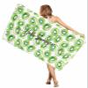 EwdeWwo Summer Microfiber Beach Towel, Summer Tropical Kiwi Fruit 31" x 63" Bath Towel Quick Dry Sand Free Travel Pool Towels for Beach Chair, Sun-Bath, Camping, Vacation view 1