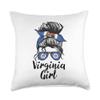 Virginia Minnesota Women Girl Throw Pillow view 1