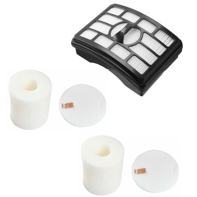 1 HEPA + 2 Foam & Felt Filters Vacuum Filter Compatible with Shark NV500 HEPA Filter XHF500, White