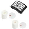 1 HEPA + 2 Foam & Felt Filters Vacuum Filter Compatible with Shark NV500 HEPA Filter XHF500, White view 1