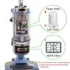 1 HEPA + 2 Foam & Felt Filters Vacuum Filter Compatible with Shark NV500 HEPA Filter XHF500, White view 4