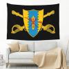 SMLBNE First Squadron 4Th Cavalry First Infantry Soft Plush Tapestry - Versatile Decor for Bedroom, Living Room, Dorm - 60x40 In view 2