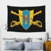 SMLBNE First Squadron 4Th Cavalry First Infantry Soft Plush Tapestry - Versatile Decor for Bedroom, Living Room, Dorm - 60x40 In view 4