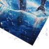 Typruye Dolphin Sunset Canvas Wall Art Animal Painting Art Decor Prints Picture of Dolphins Jumping Out of Water Framed Ready to Hang (24.00x36.00inches) view 2