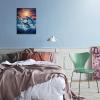 Typruye Dolphin Sunset Canvas Wall Art Animal Painting Art Decor Prints Picture of Dolphins Jumping Out of Water Framed Ready to Hang (24.00x36.00inches) view 4