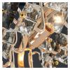 INTRIXX Modern Luxury Restaurant Chandelier Smoke Gray Crystal Design Lustre Long Hanging Lamps Indoor Dining Room Table Bar Rectangle L,Crystal Chandelier view 4