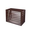 Privacy Screens Air Conditioner Louvered Outer Cover,Detachable Air Conditioner Covers,Backyard Hid Air Conditioner Fence Decorative Screen,Outer Frame Protective Cover,air Conditioner Cover/fence(Col view 1