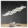 INTRIXX Modern LED Ceiling Pendant Light (Compatible with Dining Table, Restaurant, Kitchen, bar) Pendant Light Home Decor Lighting White Lighting,Crystal Chandelier view 3