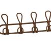 Coat Rack Clothes Hooks Wall Decoration Practical Holder Clothes Hanger Rattan for Suit Scarf Jackets Shirt Tops, 5 Hooks view 2