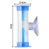 Tooth Brushing Timer, 3 Min Shower Sand Timer Hourglass with Suction Cup Hourglass Sand Timer Tooth Brushing Timers for and Teens view 2
