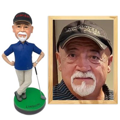 DOGSOCUTE.COM Custom Bobblehead,Personalized Custom Full,Custom Personalized Unique Handmade Bobbleheads Figurine,Action Figure Based on Your Photo Gifts for Father's Day