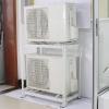 Double Levels Ground Stand for Mini Split Air Conditioners Heat Pump System,Heavy Duty Ground Stand for Mini Split 9,000-18,000 BTU,Condenser Stand for Ductless Mini Split Air Conditioner Stand&HVAC view 1