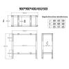 Double Levels Ground Stand for Mini Split Air Conditioners Heat Pump System,Heavy Duty Ground Stand for Mini Split 9,000-18,000 BTU,Condenser Stand for Ductless Mini Split Air Conditioner Stand&HVAC view 2