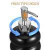 ABOOFAN Ceramic Soap Dispenser Refillable Lotion Bottle with Press Pump 15.85Oz Hand Wash Liquid Container for Bathroom Kitchen view 3