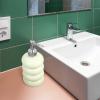 ABOOFAN Ceramic Soap Dispenser, Shampoo Lotion Pump Bottle Chubby Donut Bathroom Bottle Refillable Liquid Bottle Conditioner Container for Kitchen Washroom 450ml view 3