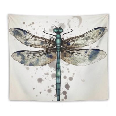 LXTDPBK Tapestry Wall Hanging Vintage Tapestries for Living Room Aesthetic Wall Tapestry Modern Dragonfly Personalized Wall Art Tapestrys Wall Decor Tapestries for Dorm Room 36  48 Inches
