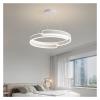 INTRIXX Modern Led Chandelier Home Lighting Brushed Large Rings Ceiling Mounted Chandelier Lighting Hanging Lamp Lighting Decor,Crystal Chandelier view 3