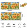 EwdeWwo Summer Microfiber Beach Towel, Retro Nature Botanical Sunflowers 35" x 71" Bath Towel Quick Dry Sand Free Travel Pool Towels for Beach Chair, Sun-Bath, Camping, Vacation view 4